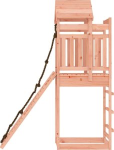 vidaXL Domek ze ścianką wspinaczkową dla dzieci, drewno daglezjowe 4