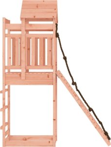 vidaXL Domek ze ścianką wspinaczkową dla dzieci, drewno daglezjowe 5