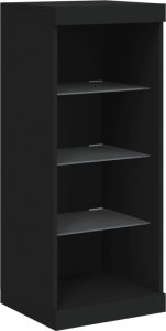 vidaXL Szafki z oświetleniem LED, 3 szt., czarne 8