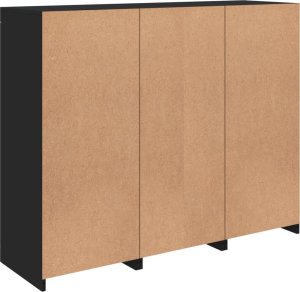 vidaXL Szafki z oświetleniem LED, 3 szt., czarne 10