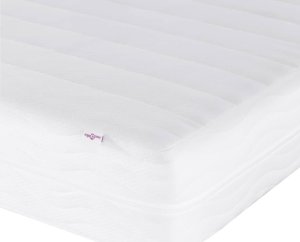 vidaXL Sofa z materacem do spania, jasnoszara, 100x200 cm, tkanina 10