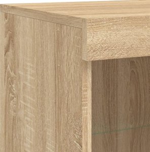 vidaXL Szafki z oświetleniem LED, 3 szt., dąb sonoma 12