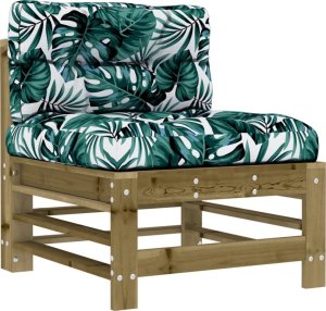 vidaXL 7-cz. zestaw mebli do ogrodu, z poduszkami, impregnowana sosna 4