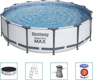 Bestway Basen Steel Pro MAX z akcesoriami, 427x107 cm 2
