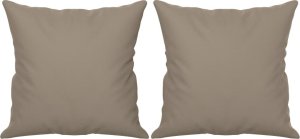 vidaXL 3-osobowa sofa z poduszkami, kolor taupe, 180 cm, mikrofibra 5