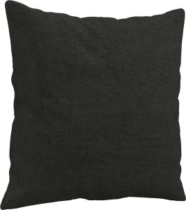 vidaXL 2-częściowy komplet wypoczynkowy z poduszkami, czarny, tkanina 5