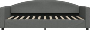 vidaXL Sofa z funkcją spania, ciemnoszara, 90x200 cm, obita tkaniną 3