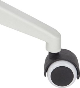 Krzesło biurowe Beliani Krzesło biurowe regulowane beżowoszare z białym DELIGHT 8