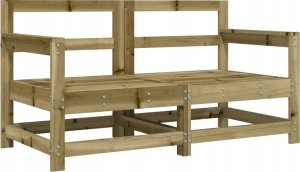 vidaXL Fotele ogrodowe z poduszkami, 2 szt., impregnowana sosna 3