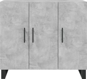 vidaXL Szafka, szarość betonu, 90x34x80 cm 6