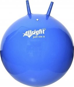 Allright Piłka gimnastyczna z uszami Allright 65cm niebieska - FIPDPU65 2