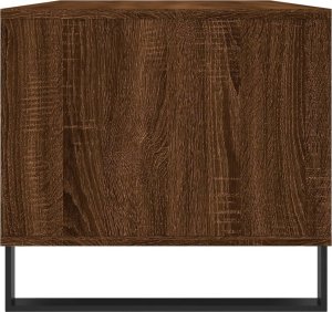 vidaXL Stolik kawowy, brązowy dąb 90x49x45 cm, materiał drewnopochodny 7