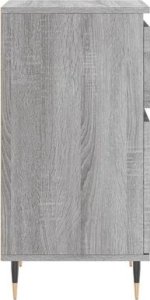 vidaXL Szafki, 2 szt., szary dąb sonoma, 40x35x70 cm 8