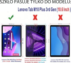 Etui na tablet Braders Szkło Hartowane do Lenovo Tab M10 Plus 10.6 3rd Gen 3