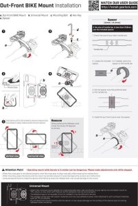 Spigen Uchwyt rowerowy Spigen Gearlock MF100 Out Front Bike Mount 9