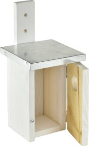 Tajemniczy ogród Domek dla ptaków biały 2