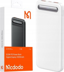 Powerbank Mcdodo MCDODO POWERBANK 10000MAH Z WYŚWIETLACZEM 3X USB USB-C 22,5W + KABEL USB-C 1