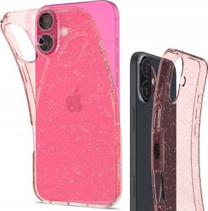 Spigen Liquid Crystal Glitter, Rose Quartz - iPhone 16 11