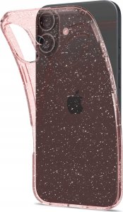 Spigen Liquid Crystal Glitter, Rose Quartz - iPhone 16 5