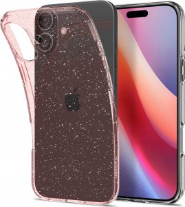 Spigen Liquid Crystal Glitter, Rose Quartz - iPhone 16 6