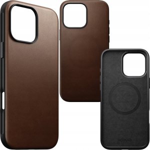 Nomad Nomad Modern Leather case, brown - iPhone 16 Pro 1
