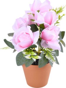 Direct Home and Garden Sztuczna róża w doniczce 1