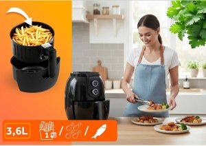 Frytkownica beztłuszczowa Berdsen Air fryer BD-650 5