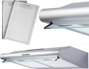 Okap Berdsen Okap kuchenny podszafkowy - pochłaniacz 60 cm Berdsen BE-10-A INOX 1