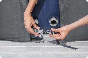 Bestway Pokrywa termiczna do SPA 180 x 180 x 71 cm Bestway 60319 10