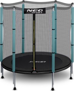 Trampolina ogrodowa Neo-Sport NeoSport Trampolina ogrodowa dla dzieci 140 cm 4,5ft 6