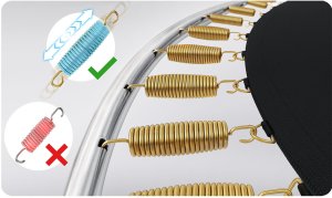 Trampolina ogrodowa Neo-Sport NeoSport Trampolina ogrodowa 10ft/312cm z siatką wewnętrzną i drabinką 12