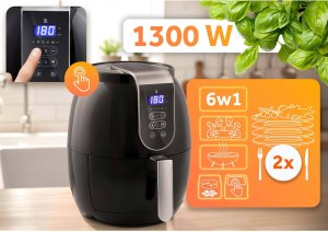 Frytkownica beztłuszczowa Berdsen z wyświetlaczem Air fryer BD-651 4