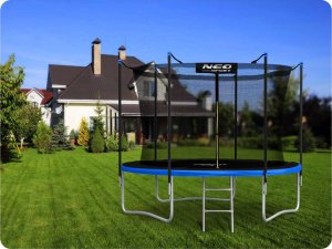 Trampolina ogrodowa Neo-Sport NeoSport Trampolina ogrodowa 6ft/183cm z siatką wewnętrzną i drabinką 10
