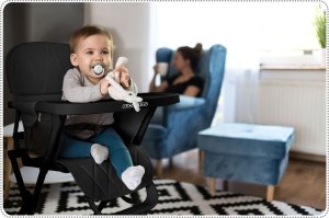 Ricokids Krzesełko do karmienia Nuco czarny 8