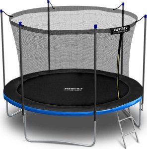 Trampolina ogrodowa Neo-Sport NeoSport Trampolina ogrodowa 10ft/312cm z siatką wewnętrzną i drabinką 2