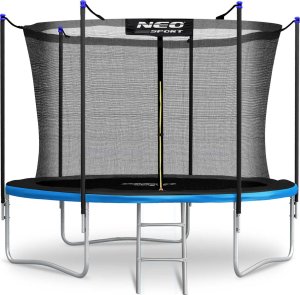 Trampolina ogrodowa Neo-Sport NeoSport Trampolina ogrodowa 10ft/312cm z siatką wewnętrzną i drabinką 3