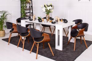 Selsey Włoski stół rozkładany Roma 90x45/190 cm biały 3