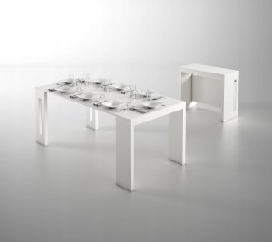 Selsey Włoski stół rozkładany Roma 90x45/190 cm biały 5