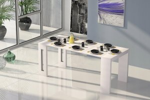 Selsey Włoski stół rozkładany Roma 90x45/190 cm biały 9