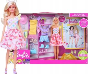Lalka Barbie Barbie Garderoba Szafa Barbie Ubranka Lalka Mattel zestaw 1