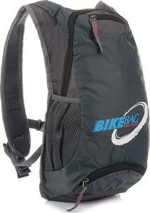 Bag Street szaro-czarny SOLIDNY lekki SPORTOWY plecak NA ROWER rolki  P89 1