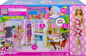 Mattel Domek dla lalek Mattel Barbie z Lalką w zestawie 1