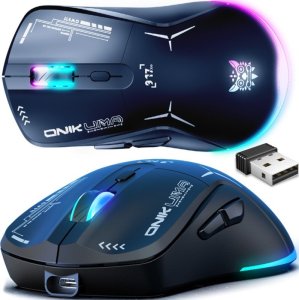 Mysz Onikuma ONIKUMA CW917 Myszka Gamingowa bezprzewodowa RGB : Kolor - czarny 1