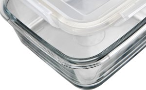 Glasmark Szklany pojemnik 15x15 cm 2