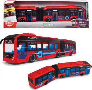 Dickie DICKIE Autobus przegubowy Volvo 40cm Czerwony 1