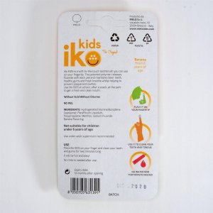 IKO IKO KIDS Natural szczoteczka na palec bananowa 4