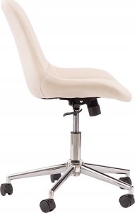 Krzesło biurowe Szchara KRZESŁO OBROTOWE BIUROWE FOTEL DO BIURKA WELUROWY 11