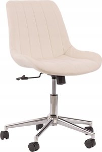 Krzesło biurowe Szchara KRZESŁO OBROTOWE BIUROWE FOTEL DO BIURKA WELUROWY 9