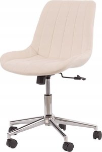Krzesło biurowe Szchara KRZESŁO OBROTOWE BIUROWE FOTEL DO BIURKA WELUROWY 10
