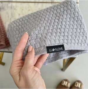 LullaLove Kocyk/otulacz merino PREMIUM - szary Lullalove 2